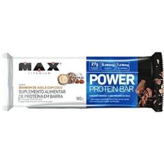 Imagem de Max Titanium Power Protein Bar - 1 Unidade 90G Bombom De Avelã Com Coco -