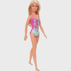 Imagem de Boneca Barbie Praia com Maiô Pink DWJ99 HXX48 - Mattel