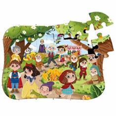 Imagem de Quebra-Cabeça Era Uma Vez - Contos Infantis - 30 peças - Madeira - 2983 - Brincadeira De Criança