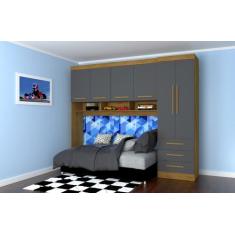 Imagem de Guarda Roupa Modulado Solteiro 6 Portas e 3 Gavetas Belgica/America Fr