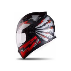 Imagem de Capacete Ebf E0X Shock - Preto e Vermelho