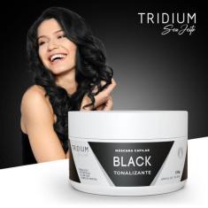 Imagem de Máscara Capilar Black Tonalizante Tridium 150G - Tridium Cosméticos
