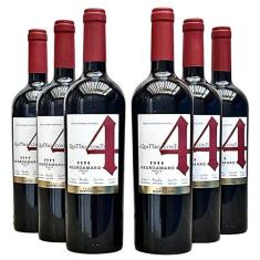 Imagem de Vinho 4 Conti Negroamaro Puglia | Kit com 6 Garrafas | Oferta