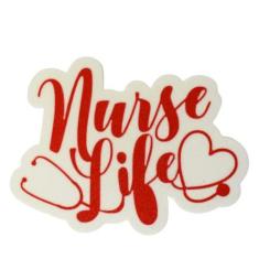 Imagem de Boglets - Amuleto de enfermeira RN – Berloques decorativos para enfermeiros – Compatível com bolsas Bogg, Simply Southern e outras sacolas, Charm, Plástico, Sem Pedra Preciosa