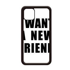 Imagem de Capa I Want A New Friend para iPhone 11 Pro Max para Apple Mobile Case Shell