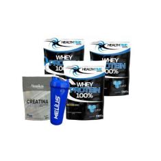 Imagem de Whey 100% Health Time 6,3 + Creatina 300G + Coqueteleira 700ml