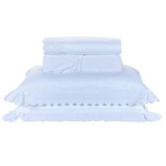 Imagem de Jogo De Lençol King Venetto 4Pçs Bordado 400 Fios 100% Algodão Egípcio