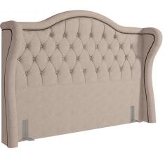 Imagem de Cabeceira Cama Box Casal King 195cm P05 Lisboa Bege