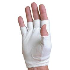 Imagem de Tourna Luva de tênis masculina meia manga, dedo extra grande direita, branca (TGH-M-GG-R)