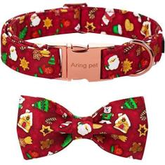 Coleira De Natal Para Gatos ADOGGYGO - 2un Com Laço Removível, Xadrez Vermelho E Verde