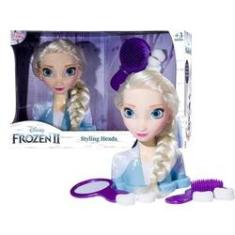 Imagem de Elsa Boneca Infantil Frozen Ii Styling Heads Disney - Rosita
