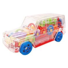 Imagem de Carrinho Brinquedo Off-Road Transparente Luz E Som C-1A - Coml Belator
