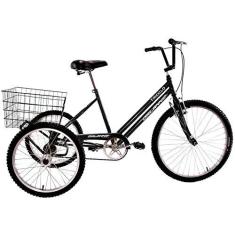 Imagem de Bike Bicicleta Triciclo Adulto Aro 20 Food Bike Preto