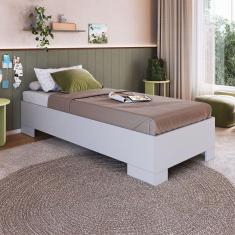 Imagem de Cama Solteiro Xangai Branco - Art In Móveis