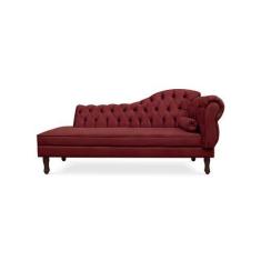 Imagem de Recamier Barcelona 160 cm Esquerdo Bordô - Topázio