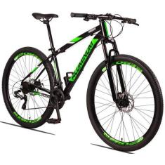 Imagem de Bicicleta Aluminum Raider 24V Aro 29 Index Freio a Disco, 15, Preto, V