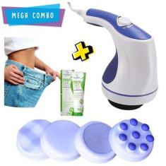 Imagem de Massageador Elétrico Orbital Drenagem Linfática + Creme Redutor Medida