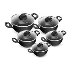 Imagem de Conjunto de Panelas Redondas Tulipa 5 Peças Antiaderente  - Patolux