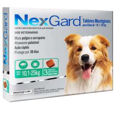 Imagem de NexGard Anti Pulgas e Carrapatos Cães de 10,1 a 25 Kg