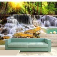 Imagem de Papel de Parede - Painel Fotográfico Cachoeira 3D 1M² na 029