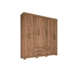 Imagem de Guarda Roupa 8 Portas E 4 Gavetas C Pes Napoles Atacama Santos Andira