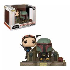 Imagem de Funko Pop! Disney: Star Wars The Mandalorian - Boba Fett and Fennec on Throne #486
