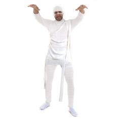 Imagem de Fantasia Halloween Múmia Masculino Adulto Homem Zumbi