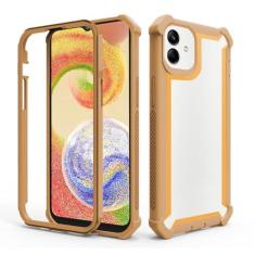 Imagem de Asuwish Capa de celular para Samsung Galaxy A04, resistente, à prova de choque, rígida, à prova de queda, proteção de corpo inteiro, resistente, híbrida, celular, camada dupla, fina, macia, acessórios