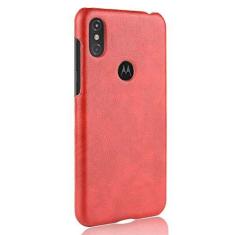 Imagem de Capa para Moto One Power, capa de celular com proteção robusta 360° protege seu telefone capa de couro granulado para Moto One Power