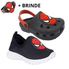 Imagem de Tênis Meia Infantil Menino Leve Macio + Sandália Babuche Confortável P