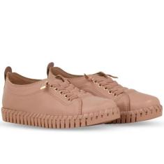 Imagem de Tênis Twister Bottero Couro Legítimo Flexível Calce Fácil, Brown sugar