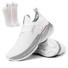 Imagem de Tênis Feminino Running Confortável Esportivo + Par Meias Lupo - Xtry, 