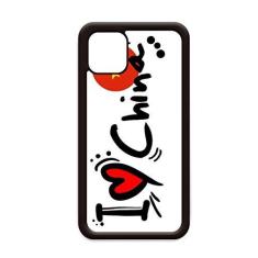 Imagem de I Love China Word Flag Heart para iPhone 12 Pro Max Capa para Apple Mini Mobile Case Shell