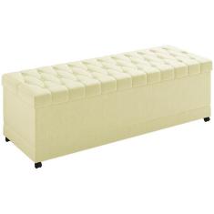 Imagem de Recamier Cal adeira Bau 160 Cm Rodizios Madi Corano Peer