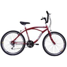 Imagem de Bicicleta Masculina Aro 26 com 18 marchas Beach - Dalannio Bike