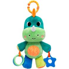 Imagem de Pelúcia Treme-Treme de Atividades Bubazoo Dino 16123 - Buba