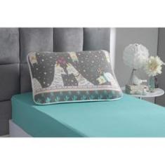 Imagem de Jogo De Cama Solteiro De Malha Kids 2 Peças - Lhama