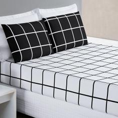 Imagem de Jogo De Lençol King Austin Micropercal 200 Fios 3 Peças