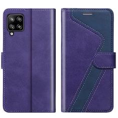 Imagem de CIVICASE Capa carteira para Samsung Galaxy A42, capa flip de couro premium [bloqueio RFID] Suporte para cartão de crédito Folio Suporte magnético TPU à prova de choque Capa de cor correspondente para