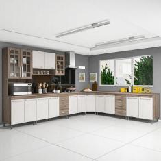 Imagem de Cozinha completa predilleta gabrieli modulada 7 pecas 600 cm 16 portas
