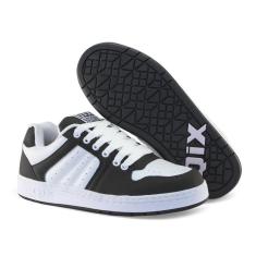 Imagem de Tênis QIX Skate 80'S Retrô Original Preto/Branco-Masculino