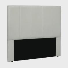 Imagem de Cabeceira Cama Box Solteiro 90 Cm Arizona Veludo Prata S04 - D'rossi