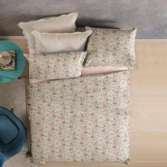 Imagem de Jogo de Cama Casal 4 Peças 100% Algodão Essenciale