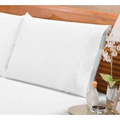 Imagem de Jogo De Cama Ponto Palito Percal 180 Fios Elegance King 03 Peças - Bra