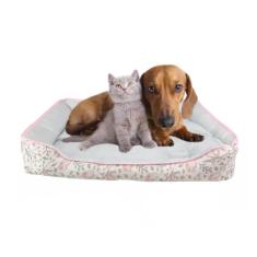 Imagem de Cama Fofinha Cachorro E Gato Impermeável Antifriagem 60 Cm