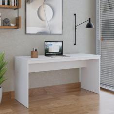 Imagem de Mesa para Escritório Diretor 150cm Turim Espresso Móveis Branco Chess