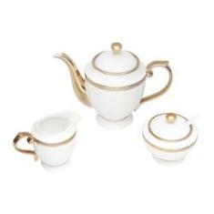 Imagem de Conjunto 3 peças para chá de porcelana branca Paddy Wolff - 25114