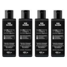Imagem de Kit 4x Sabonete Íntimo Masculino Sem Perfume Don Alcides