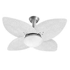 Imagem de Ventilador de Teto Jet Aspen Venti-Delta Prata Rattan Branca 220V