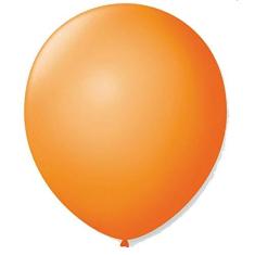 Imagem de São Roque Balão para Decoração Redondo N.09 Mandarim, Naranja, 50 balões